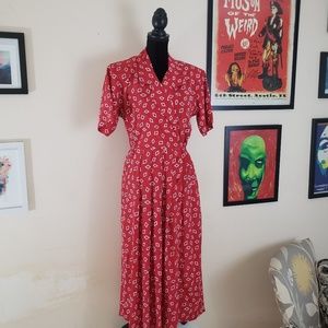 🔥 Vintage 80's Leslie Fay Dress